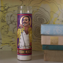 Load image into Gallery viewer, Freddie Mercury Secular Saint Candle