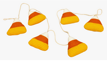 Load image into Gallery viewer, Plush Candy Corn Garland - 60 in Long