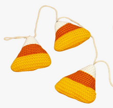 Load image into Gallery viewer, Plush Candy Corn Garland - 60 in Long