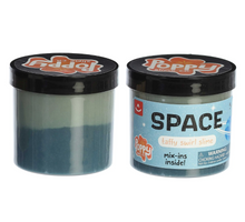 Load image into Gallery viewer, Space Taffy Swirl Mix-In Slime by Poppy Slime Co. 11.3 oz