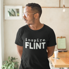 Load image into Gallery viewer, Inspire Flint Short-Sleeve Unisex T-Shirt - Black