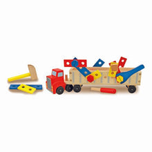 Load image into Gallery viewer, Big Rig Building Truck Wooden Play Set - Melissa &amp; Doug
