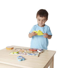 Load image into Gallery viewer, Construction Chunky Puzzle 6 Pieces - Melissa & Doug