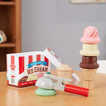 Load image into Gallery viewer, Scoop & Stack Ice Cream Cone Playset - Melissa & Doug