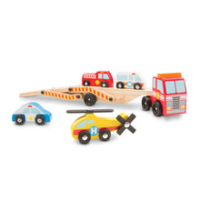 Load image into Gallery viewer, Emergency Vehicle Carrier - Melissa & Doug