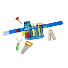 Load image into Gallery viewer, Deluxe Wooden Tool Belt Set - Melissa &amp; Doug
