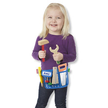 Load image into Gallery viewer, Deluxe Wooden Tool Belt Set - Melissa &amp; Doug
