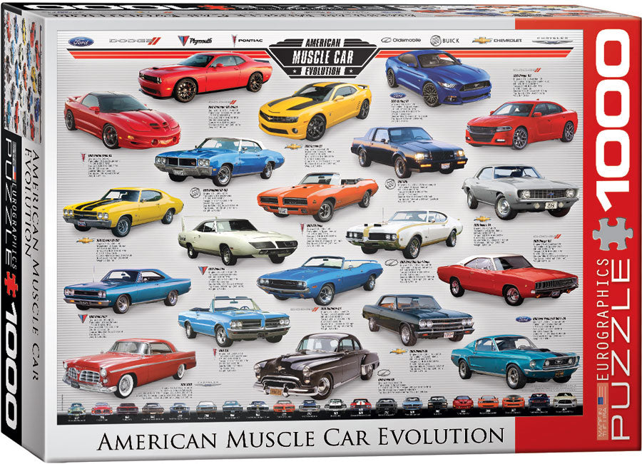 Muscle Car Evolution Puzzle
