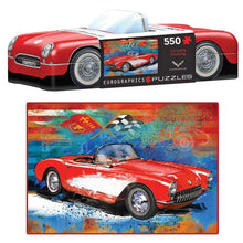Load image into Gallery viewer, Corvette Cruising Collectible Puzzle Tin