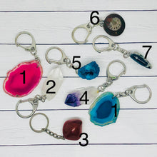 Load image into Gallery viewer, Crystal and Stone Keychains - Choose Your Style!