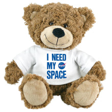 Load image into Gallery viewer, Cuddle Zoo™ NASA &#39;I Need My Space&#39; Teddy Bear - Cinnamon/Oatmeal
