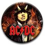 Load image into Gallery viewer, AC/DC Button Pins 1&quot; - Choose Your Style!
