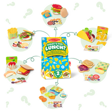 Load image into Gallery viewer, What is for Lunch? Surprise Meal Play Food Set - Melissa &amp; Doug
