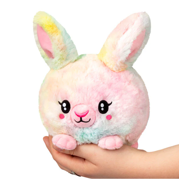 Squishable Snugglemi Snackers Pastel Tie Dye Fluffy Bunny