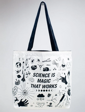 Load image into Gallery viewer, Science is Magic Shoulder Tote Bag
