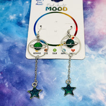 Load image into Gallery viewer, Planets &amp; Stars Mood Earrings

