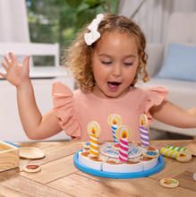 Load image into Gallery viewer, Wooden Birthday Cake Play Set - Melissa &amp; Doug
