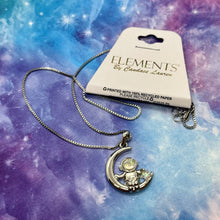 Load image into Gallery viewer, Astronaut on Moon Pendant Necklace
