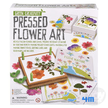 Load image into Gallery viewer, Green Creativity Pressed Flower Art
