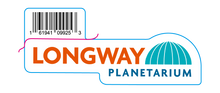 Load image into Gallery viewer, Longway Planetarium Horizontal Logo Sticker
