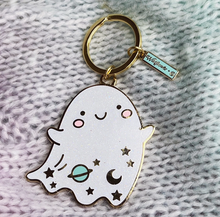Load image into Gallery viewer, Glitter Ghost Keychain
