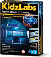 Load image into Gallery viewer, 4M KidzLabs Plastic Animation Fidget Spinner
