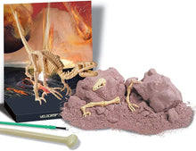 Load image into Gallery viewer, 4M KidzLabs Dig a Dinosaur Skeleton - Velociraptor
