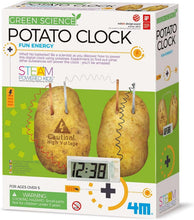 Load image into Gallery viewer, Green Science Potato Clock
