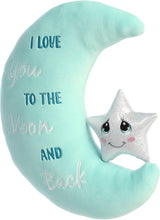 Load image into Gallery viewer, Aurora - Precious Moments - 12&quot; I Love You to The Moon and Back Plush

