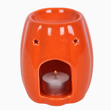 Load image into Gallery viewer, Jack-O&#39;-Lantern Halloween Oil Burner and Wax Warmer
