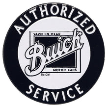 Load image into Gallery viewer, Buick Authorized Service Round Embossed Metal Magnet
