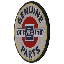 Load image into Gallery viewer, Genuine Chevrolet Parts Round Embossed Metal Magnet
