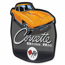 Load image into Gallery viewer, Corvette Sting Ray Metal Sign
