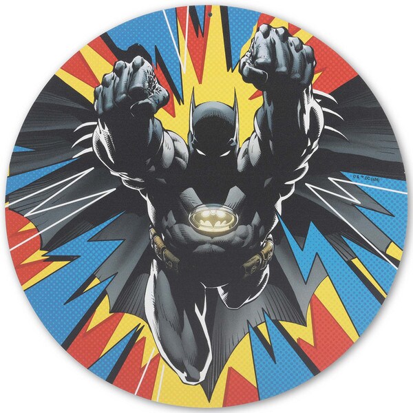 Batman Pop Primary Round Metal Sign