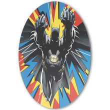 Load image into Gallery viewer, Batman Pop Primary Round Metal Sign
