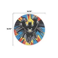 Load image into Gallery viewer, Batman Pop Primary Round Metal Sign
