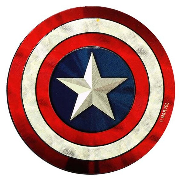 Marvel Captain America Shield Embossed Metal Magnet