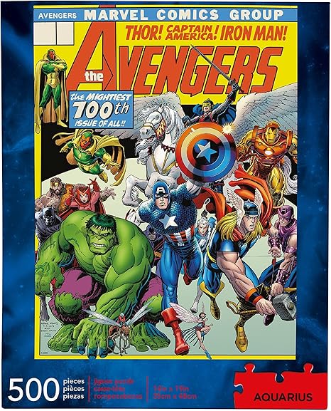 Marvel Avengers 500 Piece Cover Puzzle