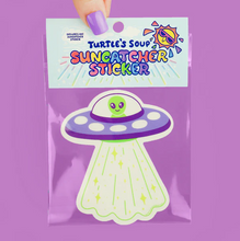 Load image into Gallery viewer, Alien UFO Suncatcher Cling
