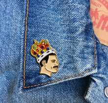 Load image into Gallery viewer, Freddie Mercury Enamel Pin
