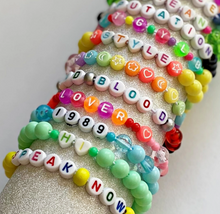 Load image into Gallery viewer, Taylor Swift Eras Tour Stretchy Beaded Friendship Bracelet
