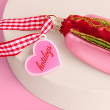 Load image into Gallery viewer, Iridescent Hot Dog Ornament
