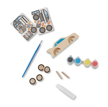 Load image into Gallery viewer, Created by Me! Race Car Wooden Craft Kit - Melissa &amp; Doug
