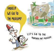 Load image into Gallery viewer, Let&#39;s Go To the Museum: A Modern Art Adventure Maze Book
