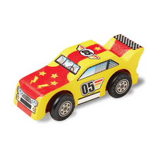 Load image into Gallery viewer, Created by Me! Race Car Wooden Craft Kit - Melissa &amp; Doug
