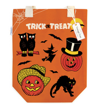 Load image into Gallery viewer, Trick or Treat Vintage Tote Bag
