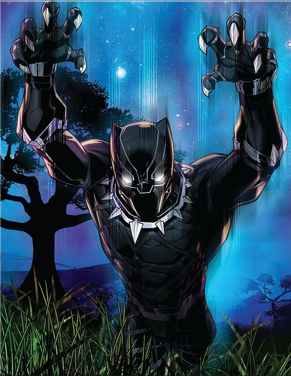 Marvel Black Panther Metal Sign