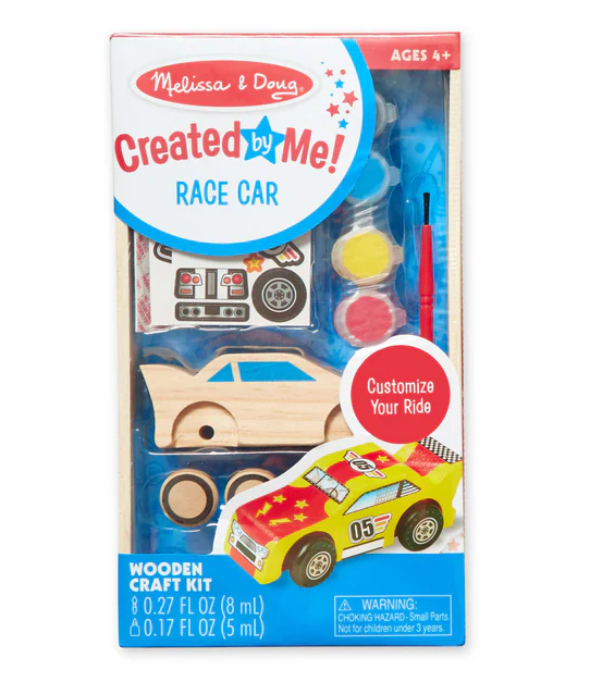 Created by Me! Race Car Wooden Craft Kit - Melissa & Doug