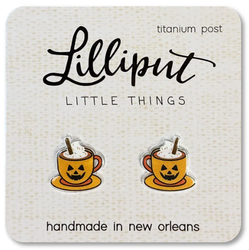 Pumpkin Spice Latte Earrings