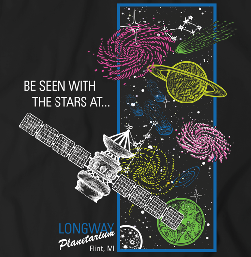 Retro Longway Planetarium T-Shirt (Youth & Adult Sizes)